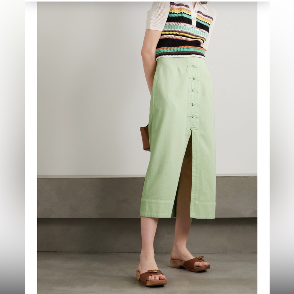 Sea NY Juni Twill MIDI Skirt - Picture 2 of 5